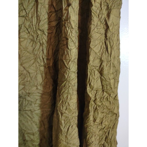 Planet Green Silk Skirt OSFM NWT MSRP $319 Crushed Silk Designer Art to Wear USA - Picture 2 of 7